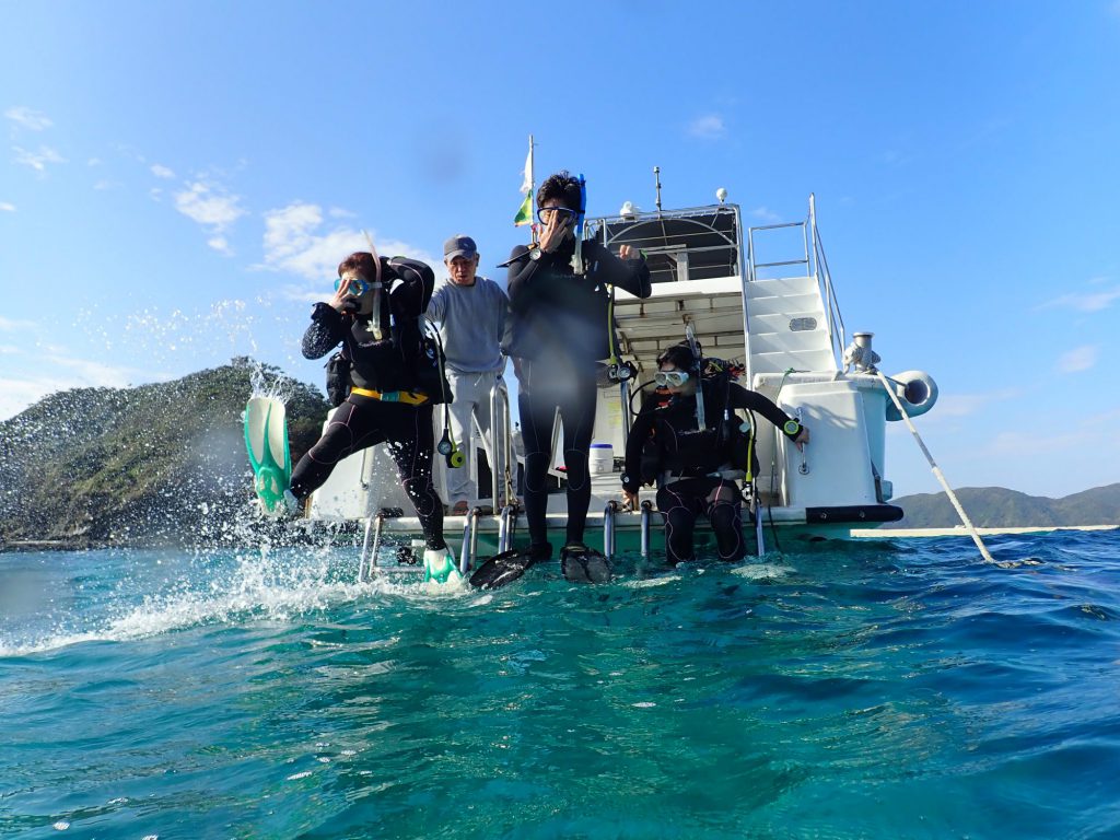 Newダイバー誕生 シーサー阿嘉島 うみ日記